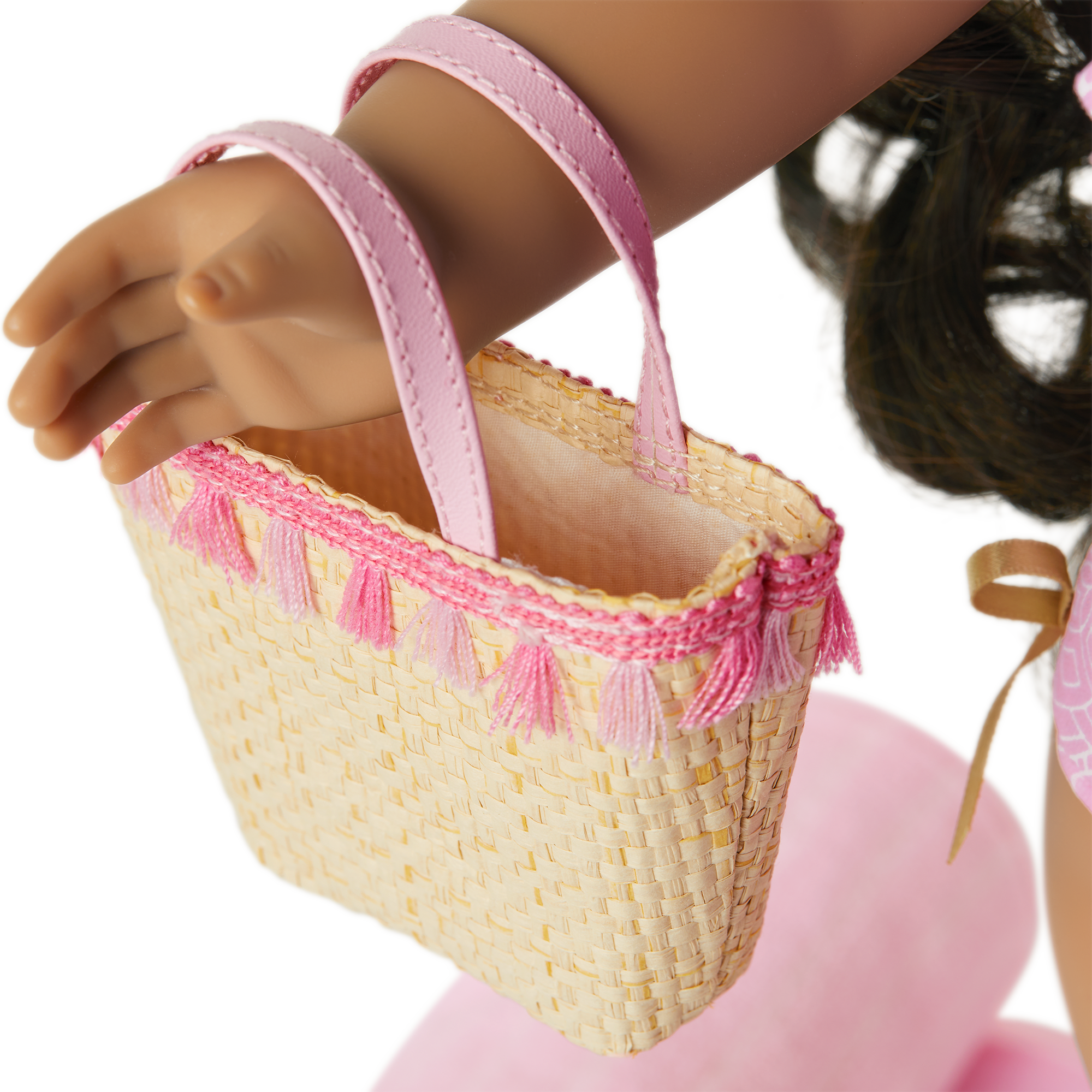 Rosy Resort Swimsuit For 18-Inch Dolls - Image 6