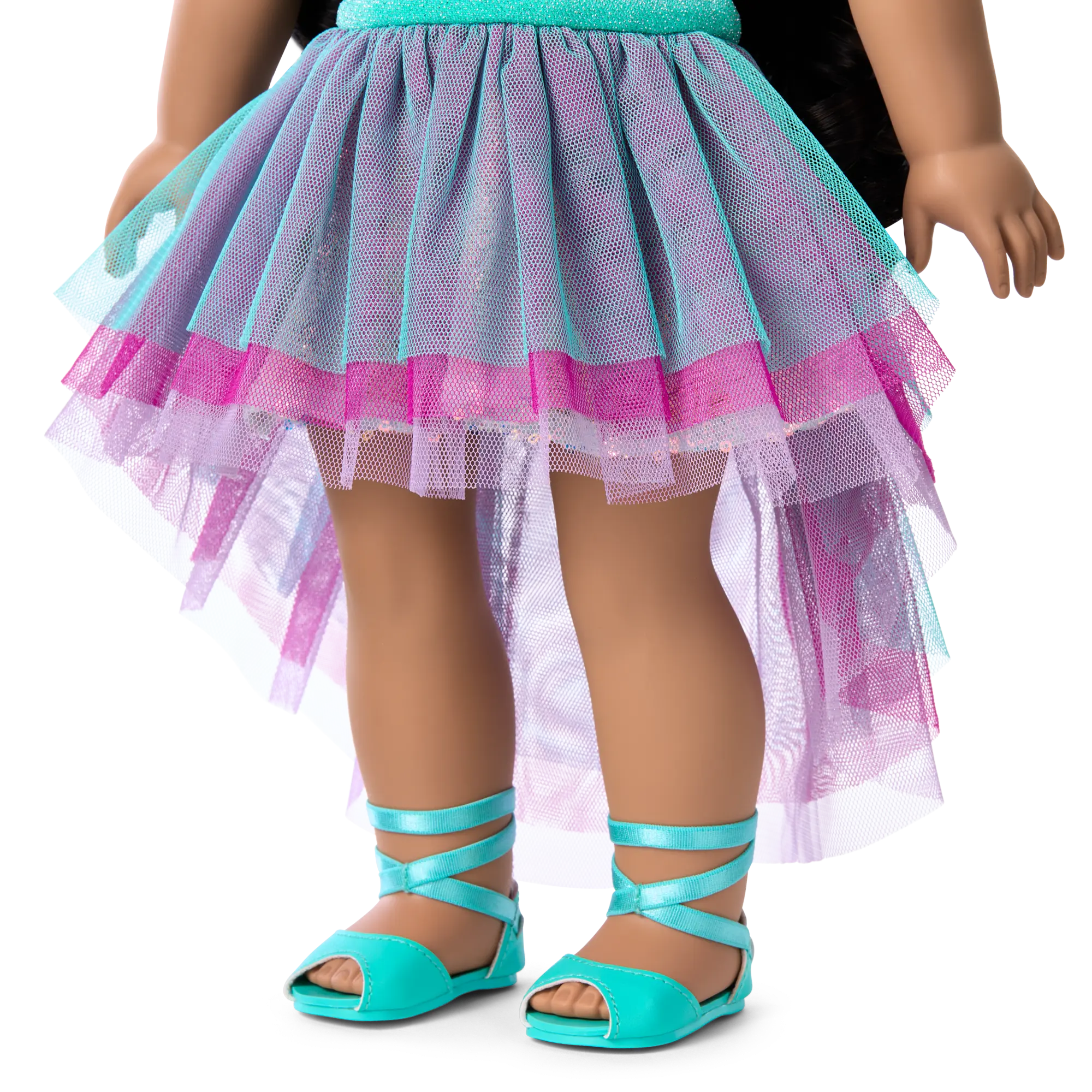 Glam Shimmering Ocean Outfit & Shimmering Sea Turtle Backpack & Accessory Set Bundle - Image 12