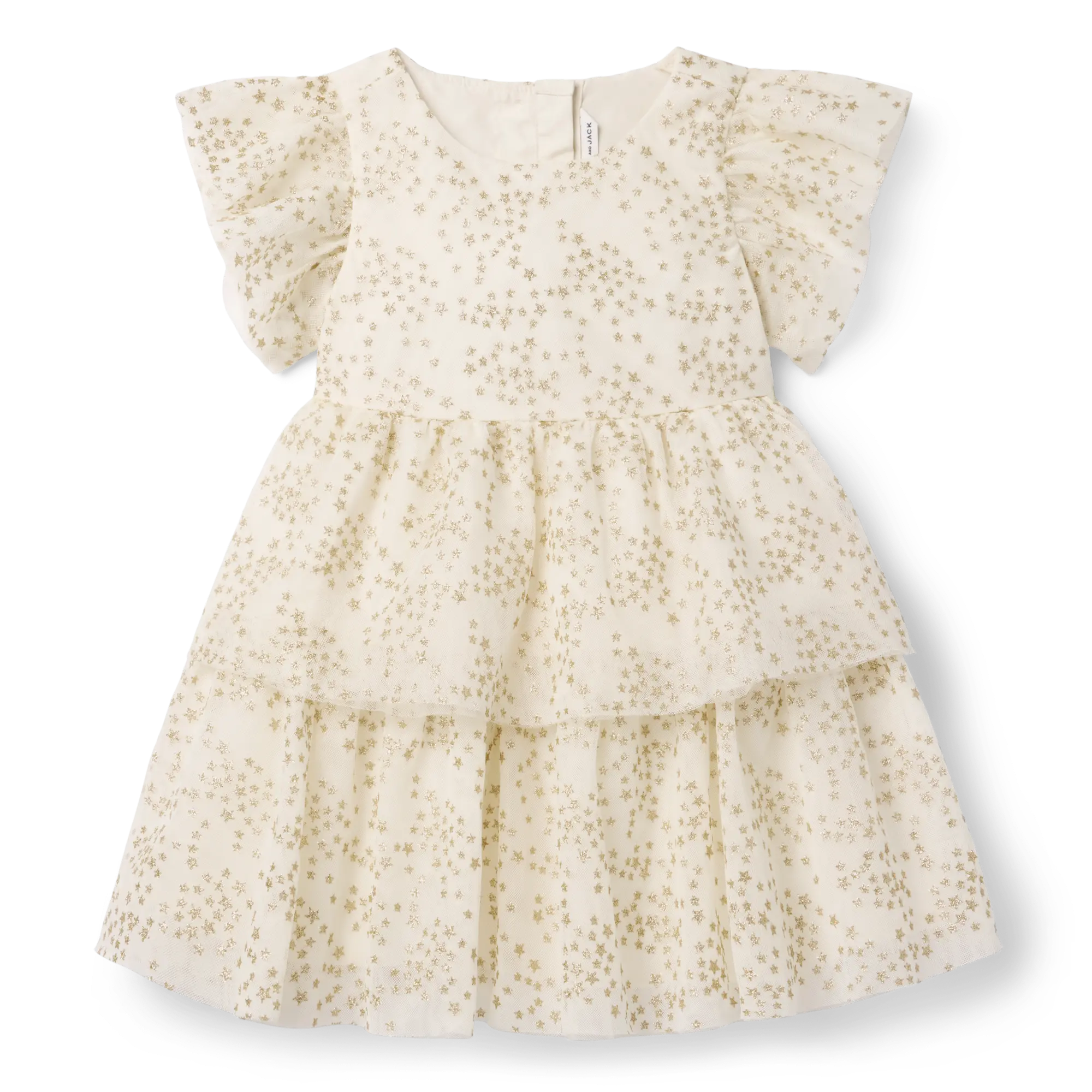 American Girl X Janie And Jack Sparkly Cream Celebration Dress For Little Girls & Girls - Image 6