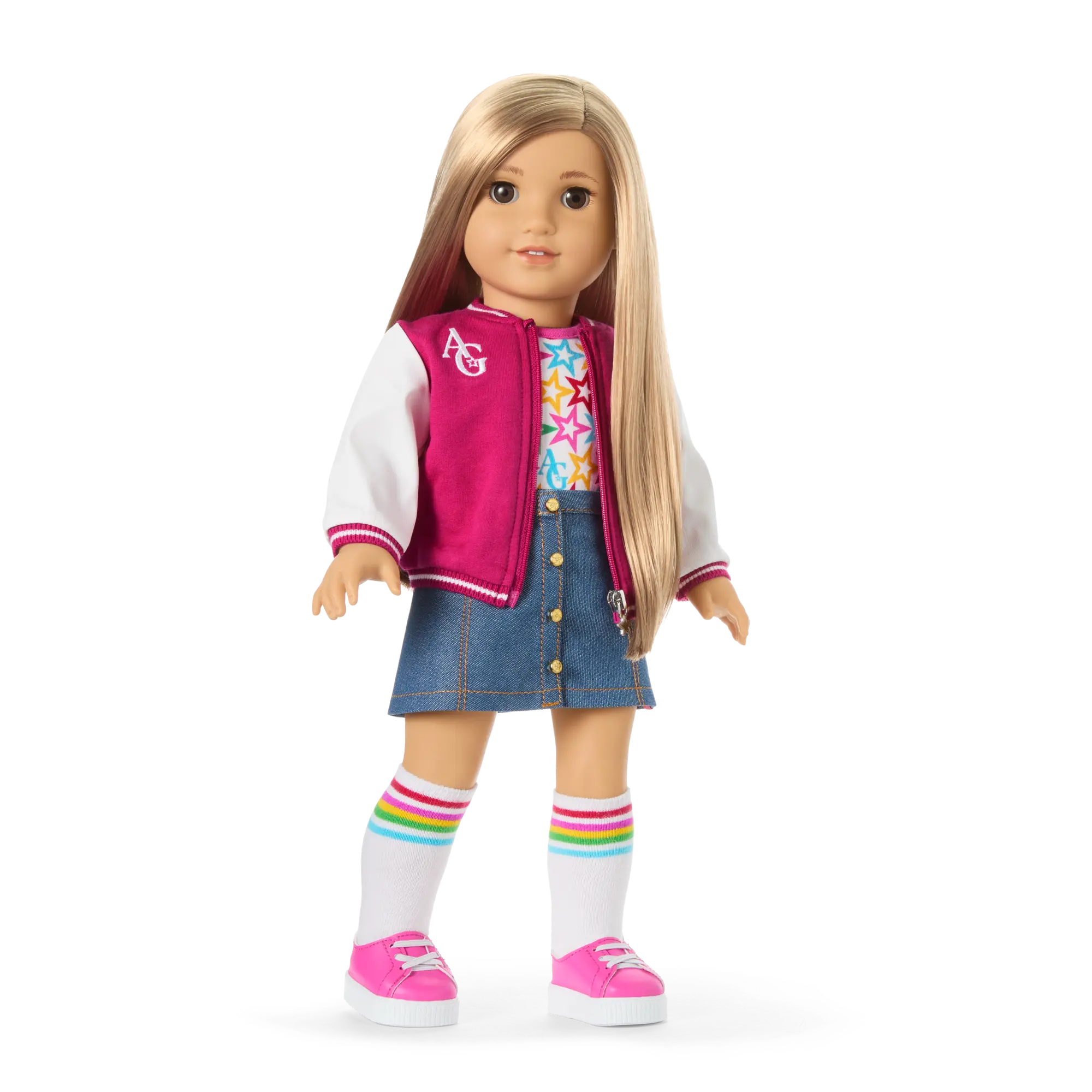 Truly Me 18-Inch Doll #131, Puppy, Mini Backpack & Accessories Ag Star Squad Bundle - Image 2