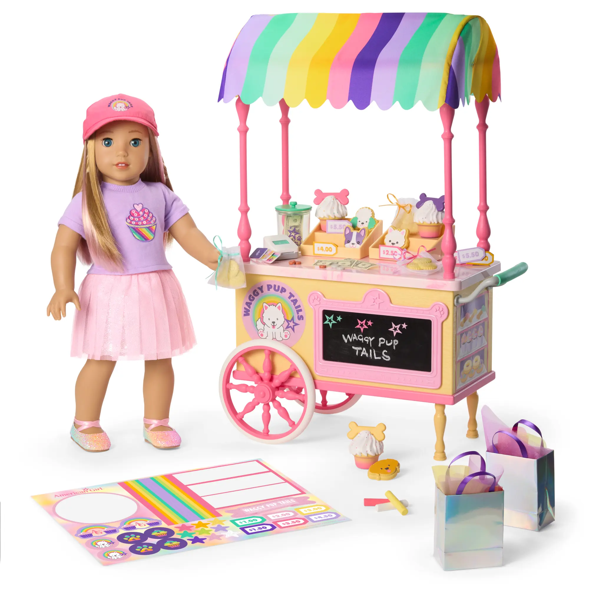 Summer's Bake Sale Outfit For 18-Inch Dolls (Girl Of The Year 2025) - Image 9
