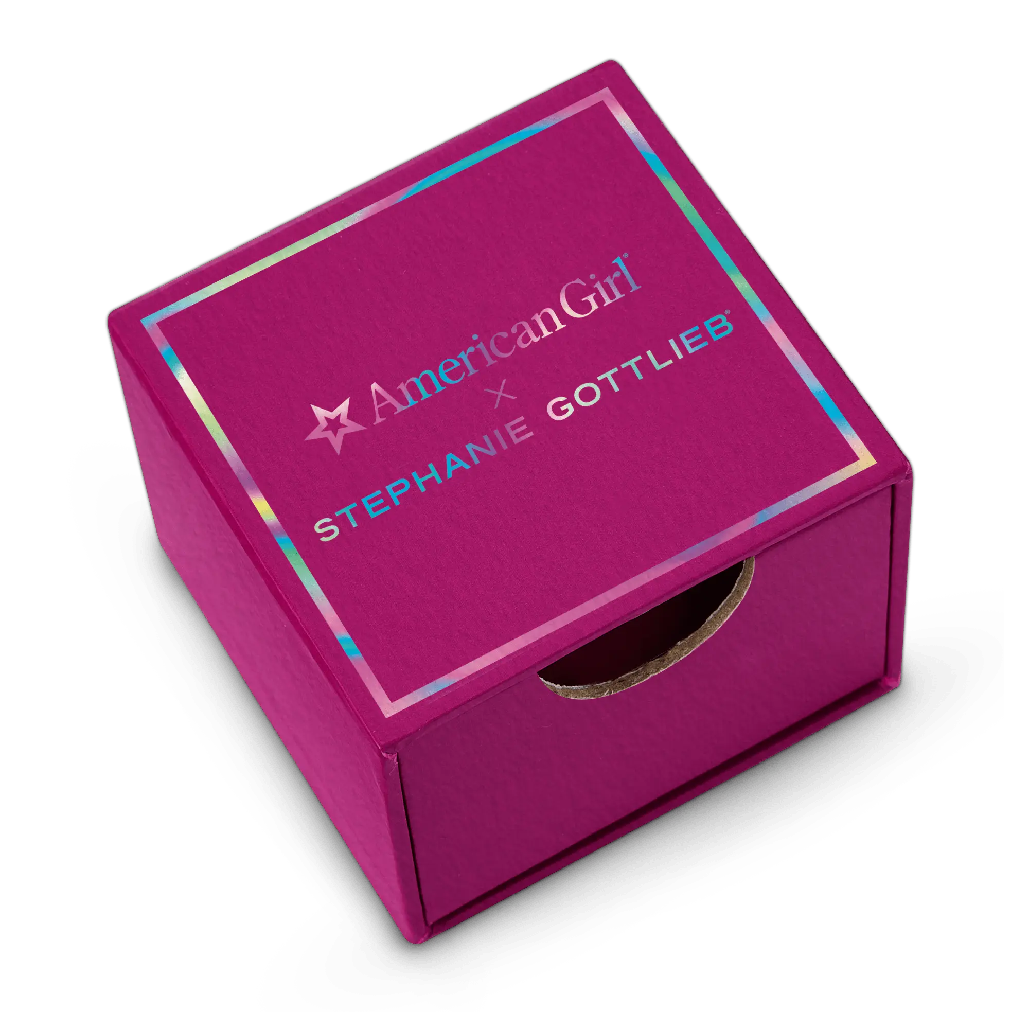 American Girl X Stephanie Gottlieb Radiant Rainbow Stud Earrings For Girls - Image 3