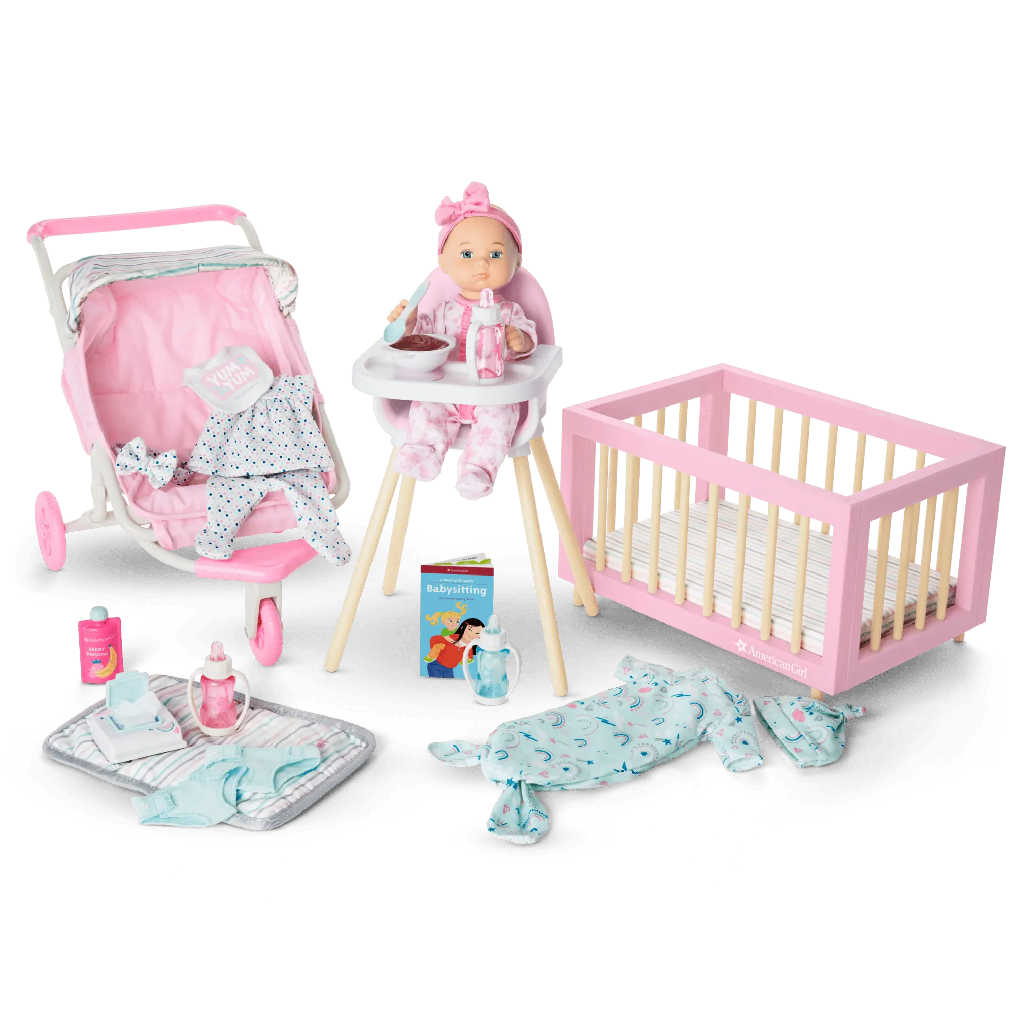 Little Bitty Baby Layette & High Chair Set For 7.75-Inch Dolls - Image 10