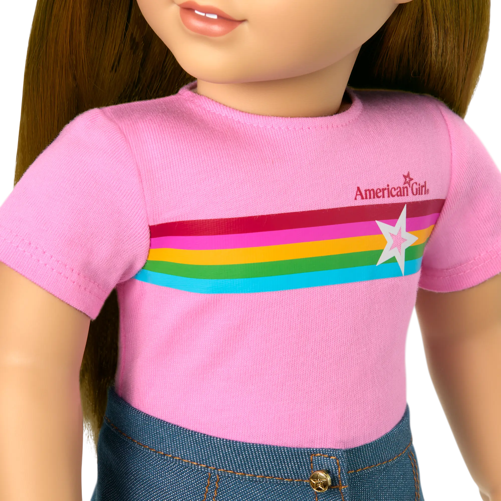 Truly Me 18-Inch Doll #107 With Straight Brown Hair - Image 10