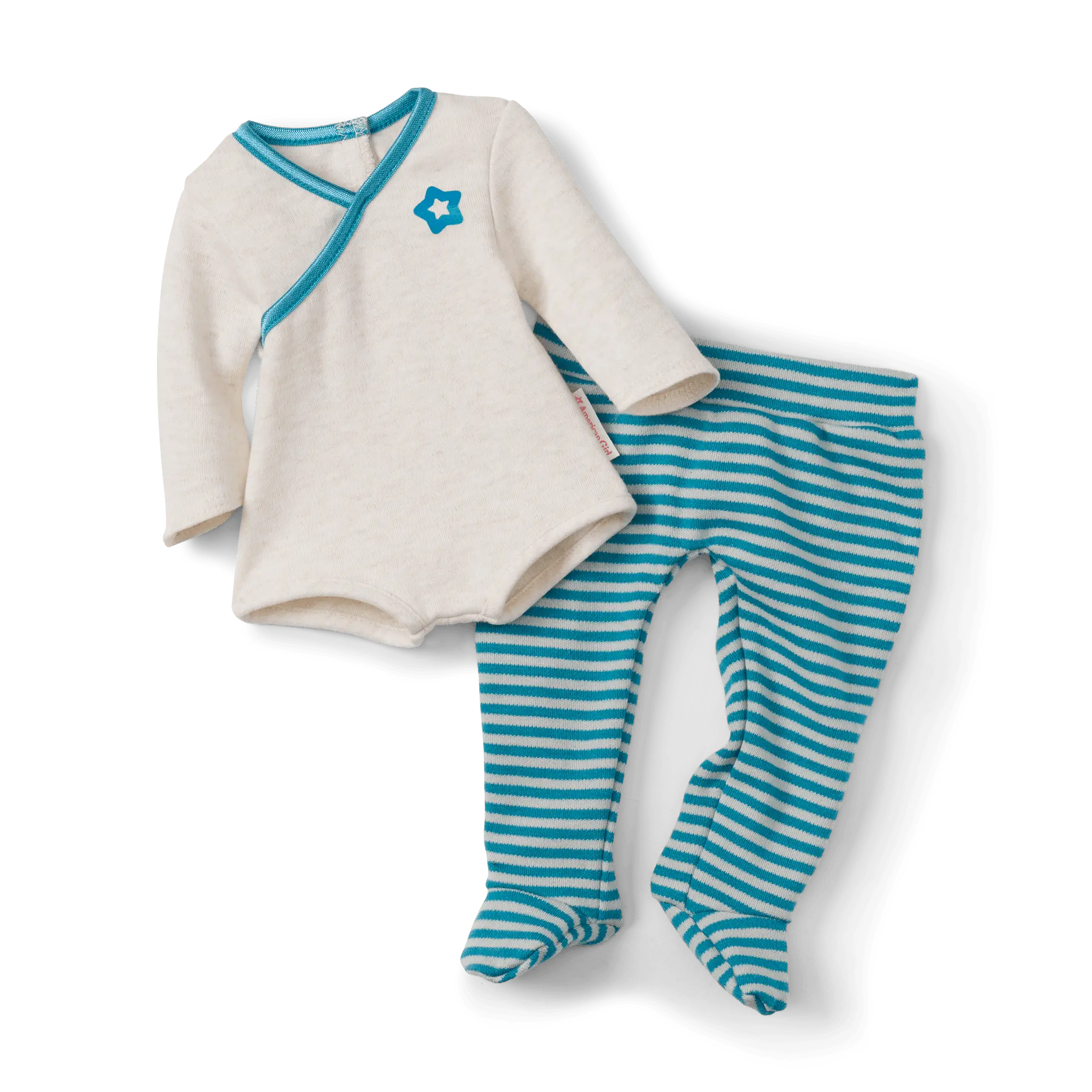 Bitty Baby Doll #1 In Soft Blue + Bear Friend & Board Book - Image 2