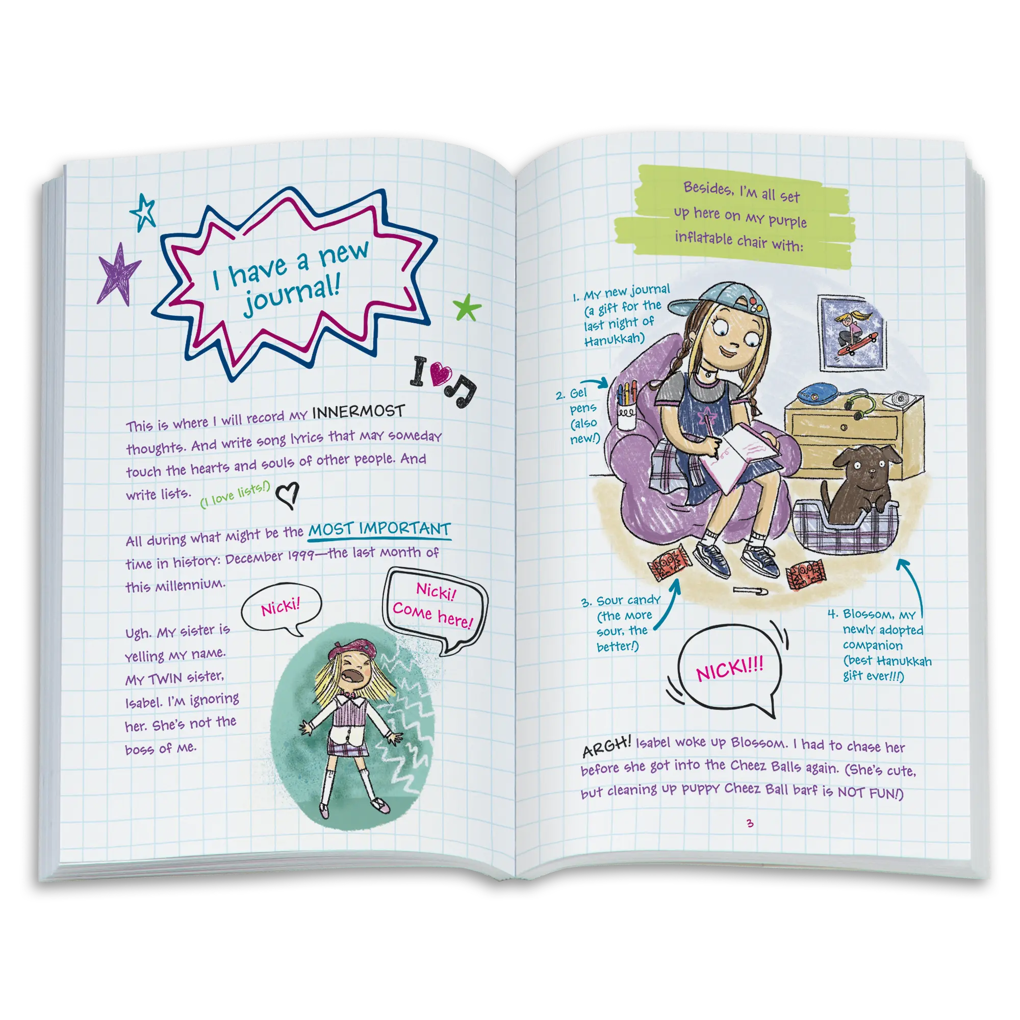 90S Twins Nicki's Skateboarding Gift Set (Historical Characters) - Image 8