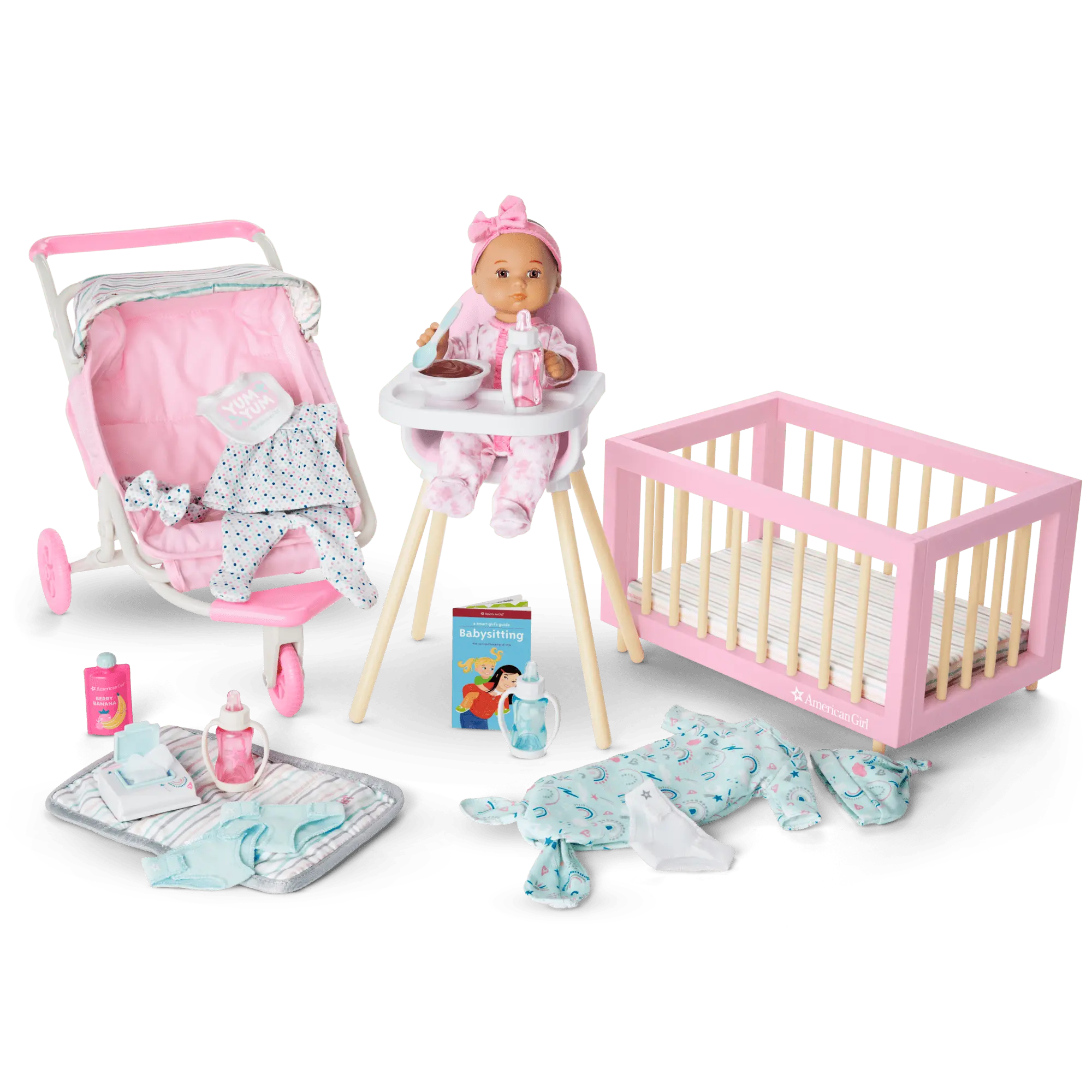 Little Bitty Baby Double Stroller Set For 7.75-Inch Dolls - Image 9