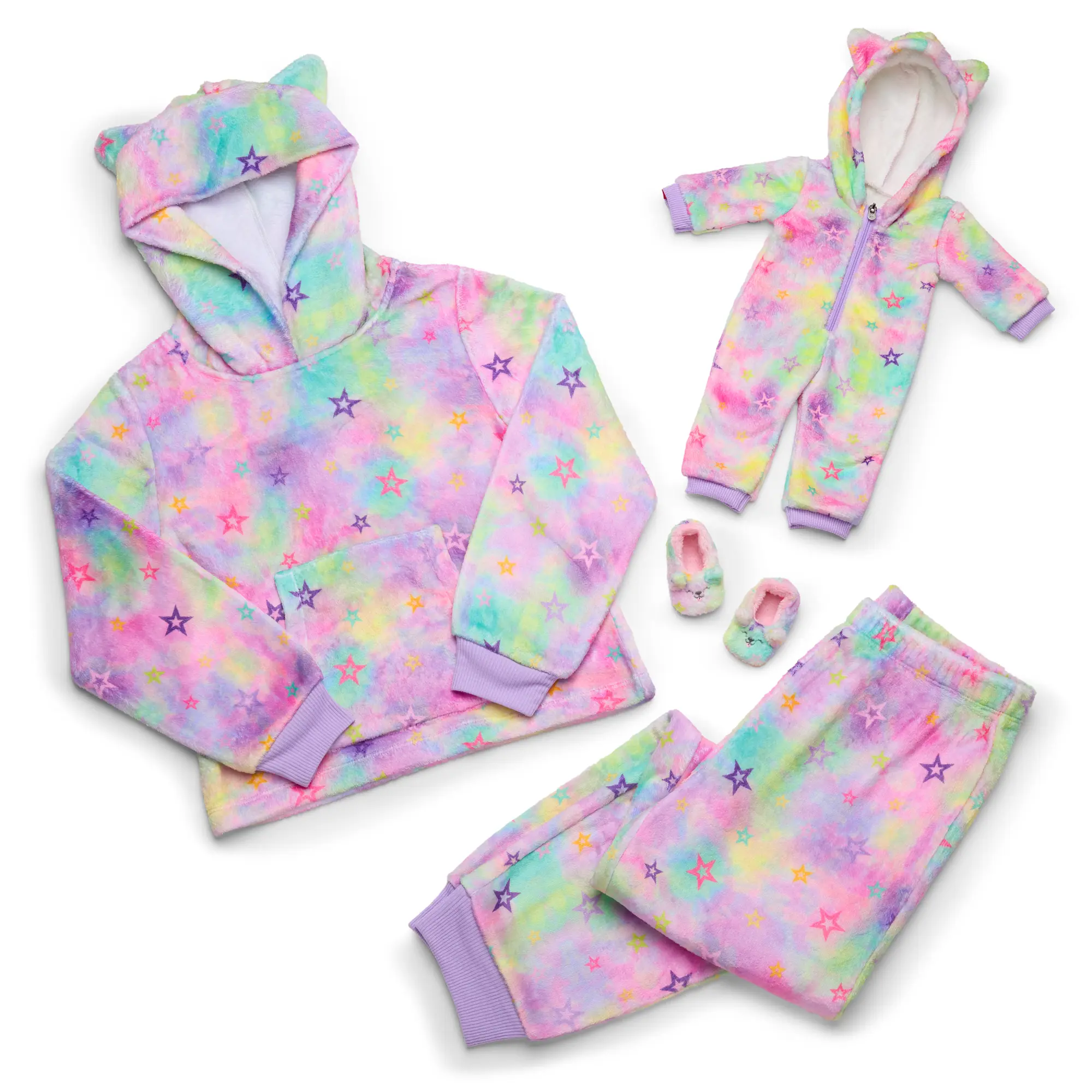 Summer's Stars & Snuggles Pajamas For Girls & 18-Inch Dolls (Girl Of The Year 2025) - Image 7