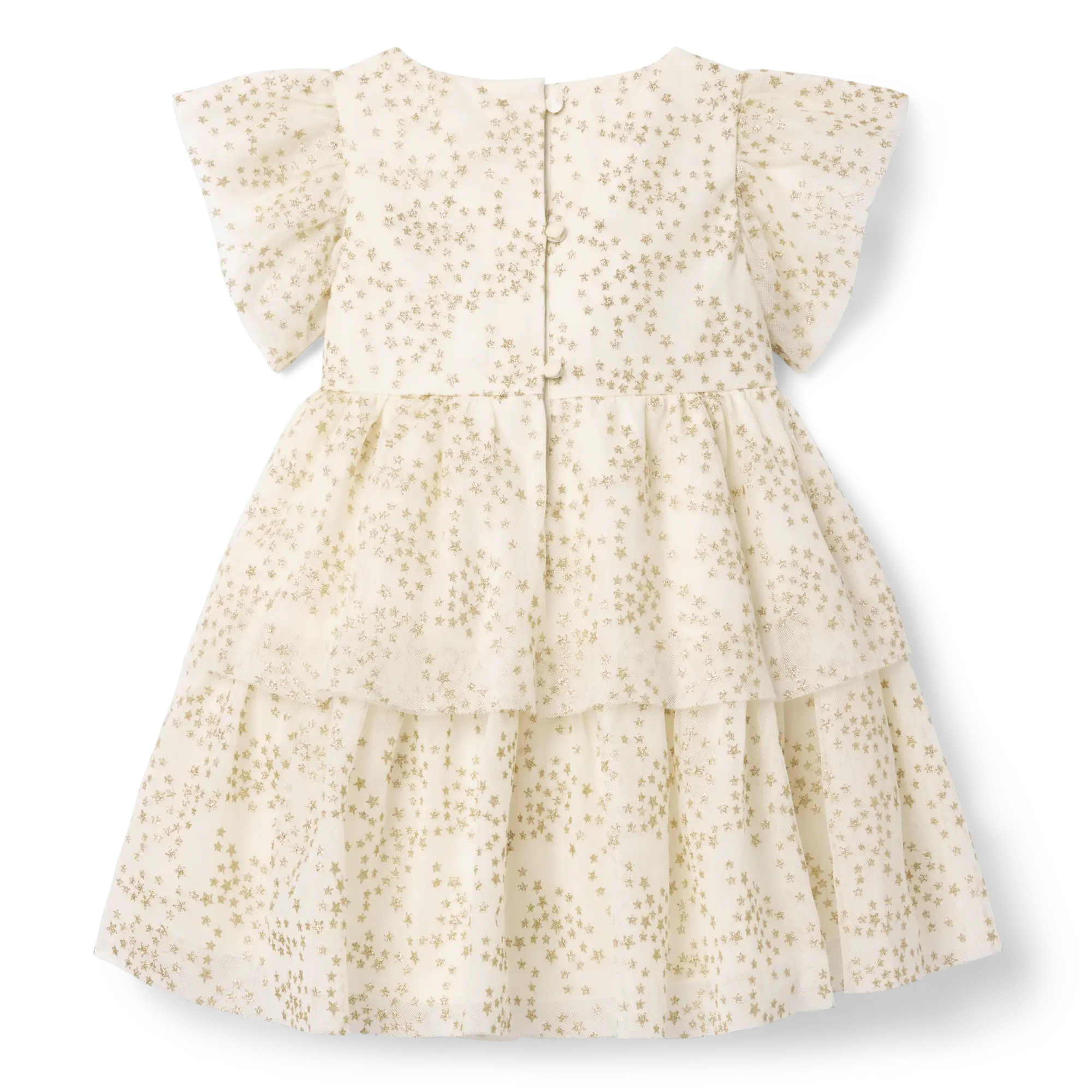 American Girl X Janie And Jack Sparkly Cream Celebration Dress For Little Girls & Girls - Image 7